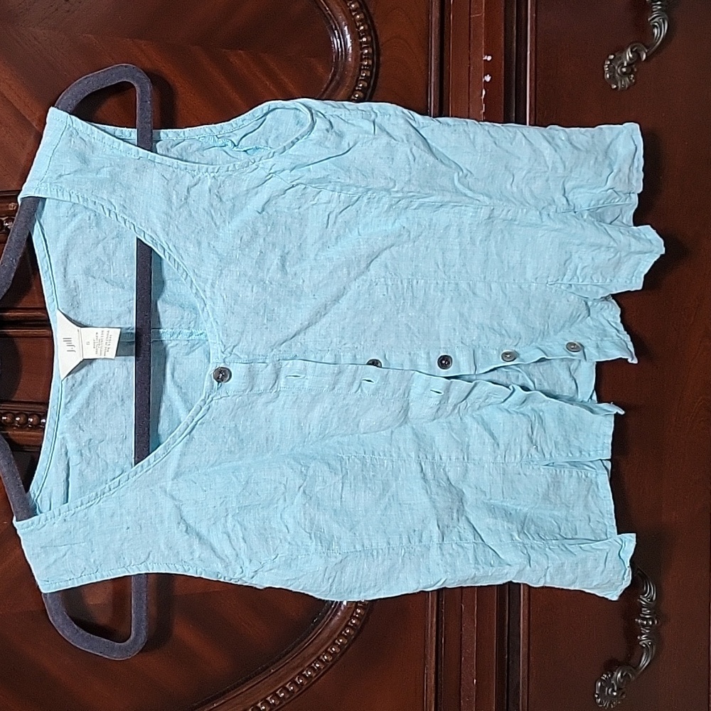 J jill linen tank